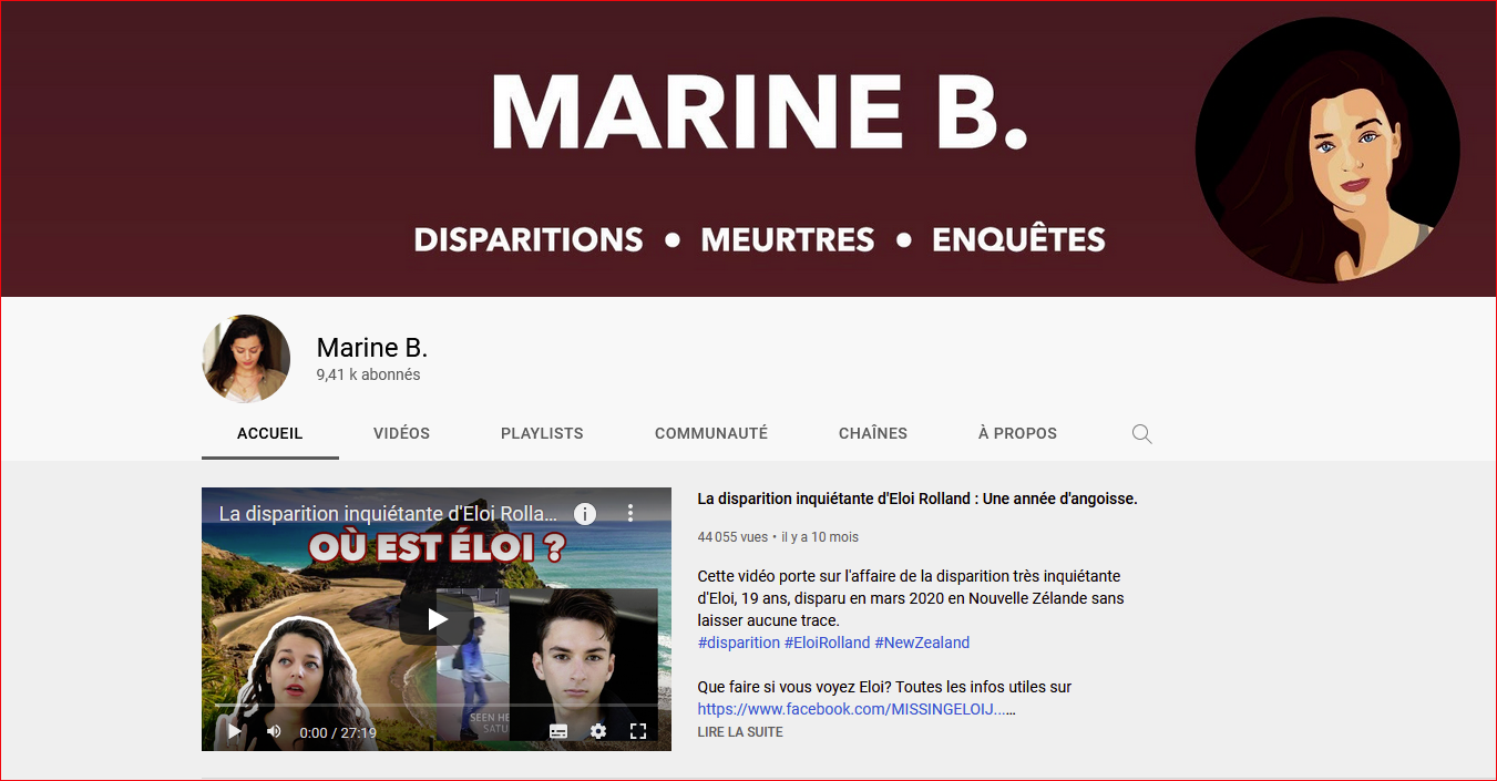 La Chaîne Youtube Marine B. | ARPD